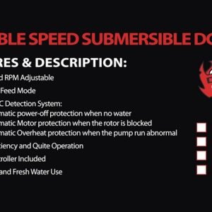 marine source Red Devil DC10000S needle wheel pump 48W 2800L/H idea for Protein Skimmer-0