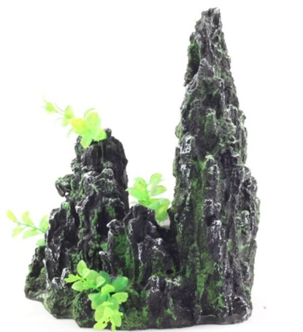 Mountain View Aquarium Ornament tree house Cave Bridge fish tank decoration #13-323