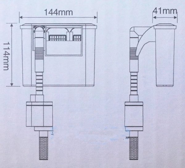 SUNSUN HBL-302 Hang On 220-240V waterfall Filter for Fresh/Salt/Plant Tank -116