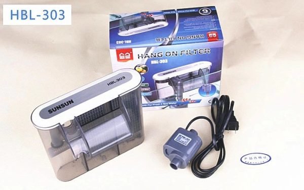SUNSUN HBL-302 Hang On 220-240V waterfall Filter for Fresh/Salt/Plant Tank -114