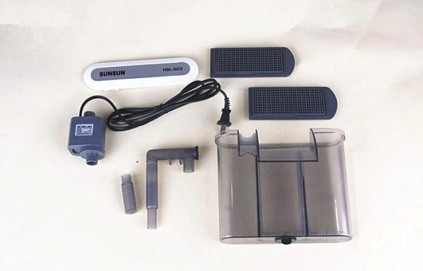 SUNSUN HBL-302 Hang On 220-240V waterfall Filter for Fresh/Salt/Plant Tank -117