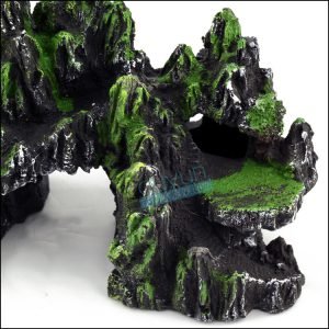 Mountain View Aquarium Ornament tree house Cave Bridge fish tank decoration #2-232