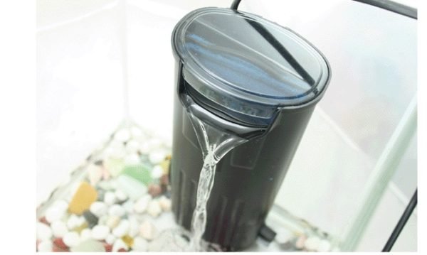 Turtle tank lower water level waterfall filter-1111
