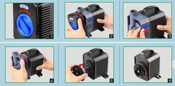 sunsun variable frequency pump Fish Tank Submersible Pumps Water-Pump CTP-3800-694