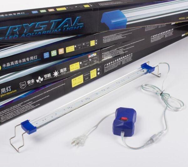2015 fashion new design HAKAWIN LED aquarium light transparent glass lamp CR9000-0