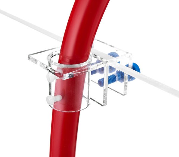 Practical Acrylic Accessories BFT-1 hole hose bracket -0